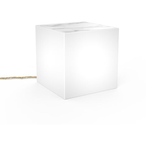 BORA Table basse lumineuse avec câble pour l'extérieur et l'intérieur très résistante. Lumière LED