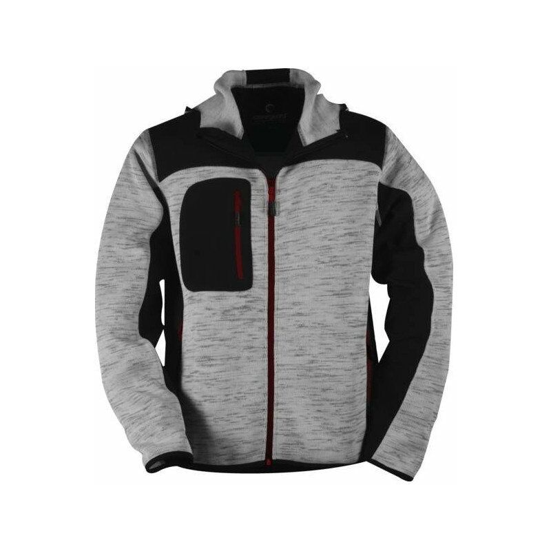 Veste softshell bora gris clair - noir taille m Coverguard