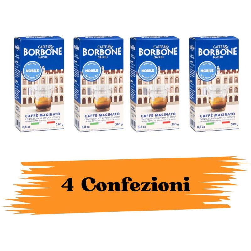 Borbone Caffe Macinato Blu Nobile 4Cnf/250g 1Kg