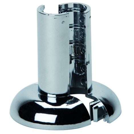 Copritubo Per Termosifoni MADE - 2 Pezzi Cromati In Plastica, Per Tubi Da 8-20mm, Senza Vite - Foto 14