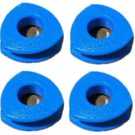 Borchia in plastica 15mm blu