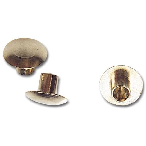 BORCHIA M4 mm.12 OTTONE NICHELATO
