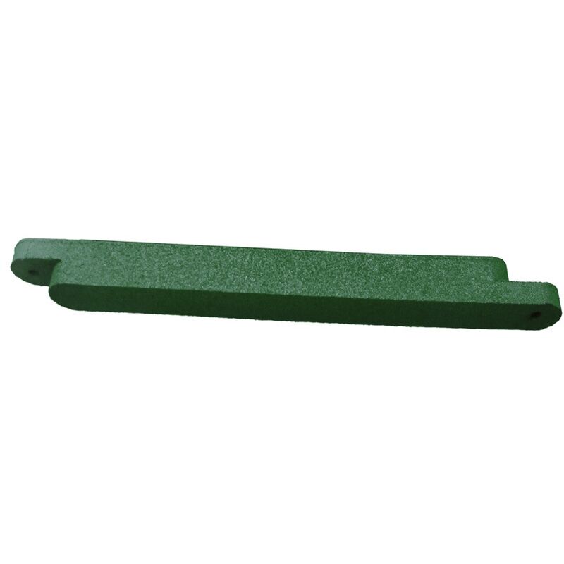 Bord en caoutchouc - Pièce latérale - 100 x 10 x 10 cm - Vert - Vert