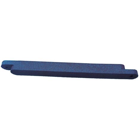 Bord en caoutchouc - Pièce d'extrémité - 100 x 10 x 10 cm - Bleu