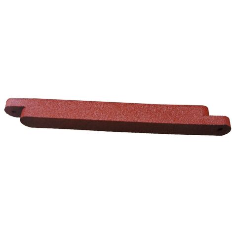 Bord en caoutchouc - Pièce latérale - 100 x 10 x 10 cm - Rouge - Rouge