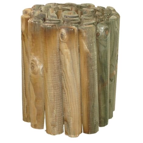 bordatura da giardino in legno di pino per aiuole 250x5x30 cm