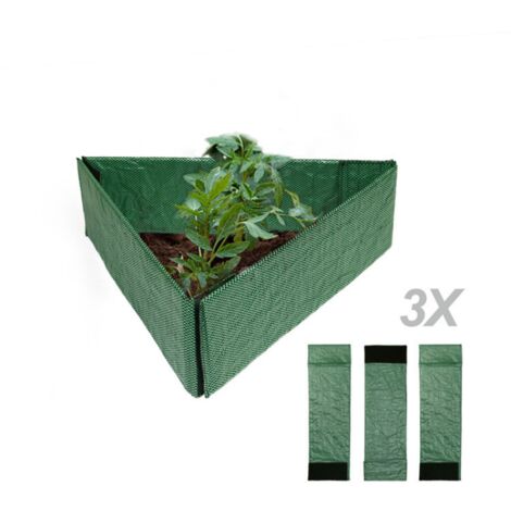 Borde de jardín combinado, borde de jardín de plástico decorativo, borde de jardín portátil para césped, jardín, parterre de flores, cerca 3 cercas para plantas