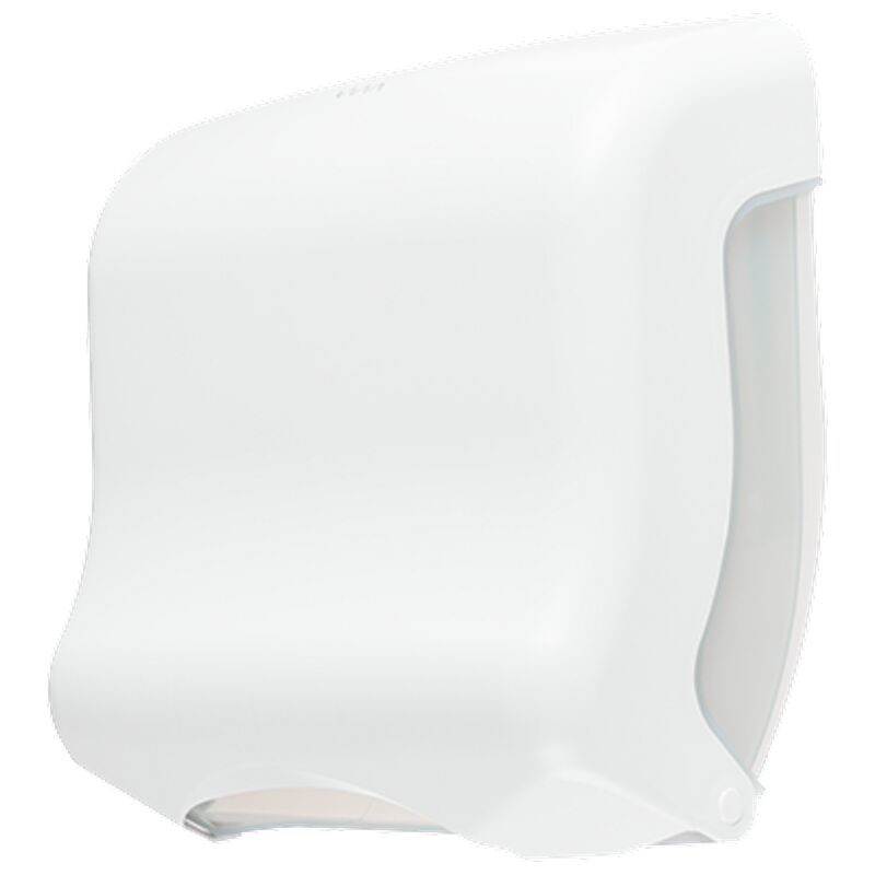 

Borde blanco mini dispensador de toallas