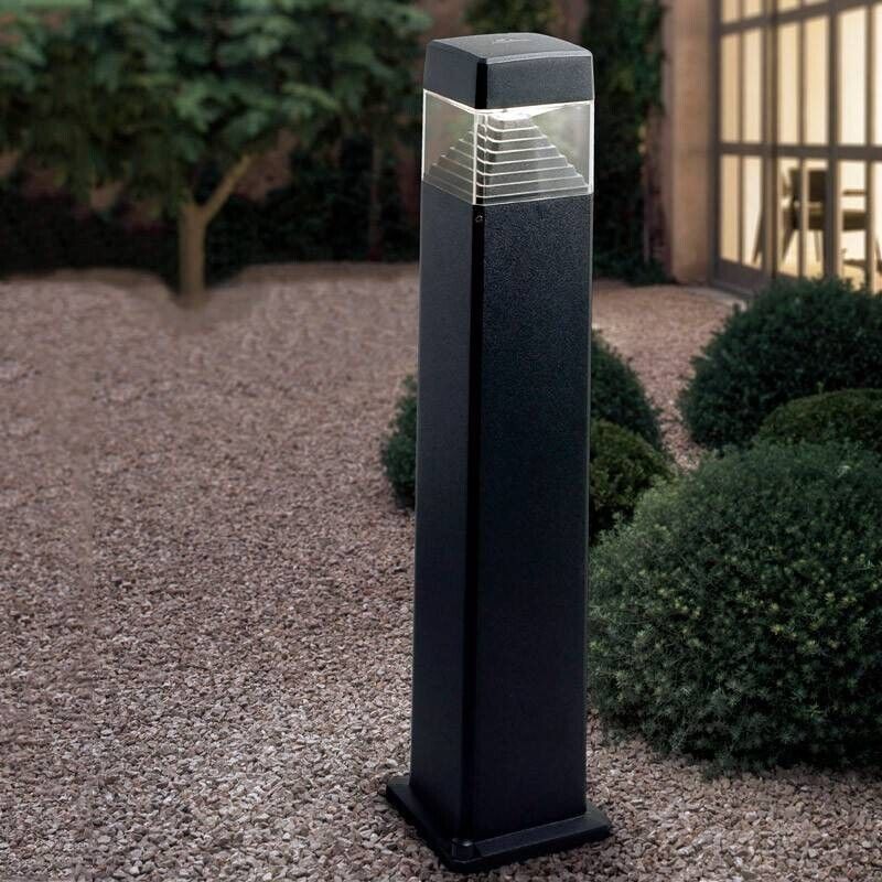 Fumagalli - Bollard pour chemins led 'ester 800' - GX53 - 10W - - Noir