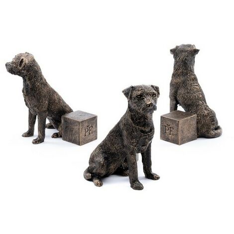 Border Terrier Plant Pot Feet - Set of 3 - L7.5 x W8.5 x H9 cm