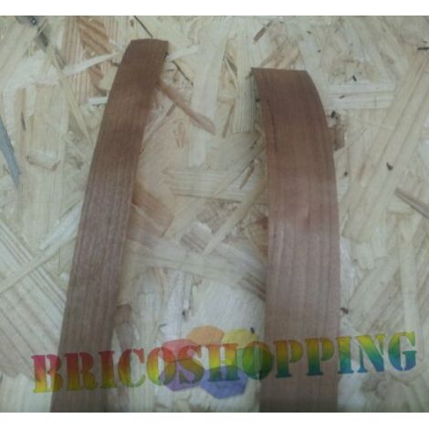 BORDINO LAMINATO BORDO LEGNO PREINCOLLATO 22 30 mm CILIEGIO 1 MT - Misura: 30 mm