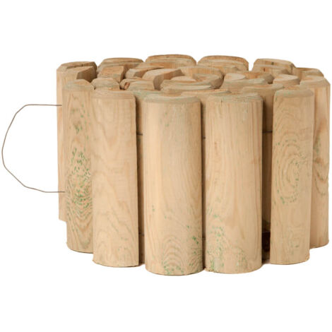 CATRAL GARDEN BORDO DE MADERA FLEXIBLE 200 CM Ø5CM VARIAS ALTURAS