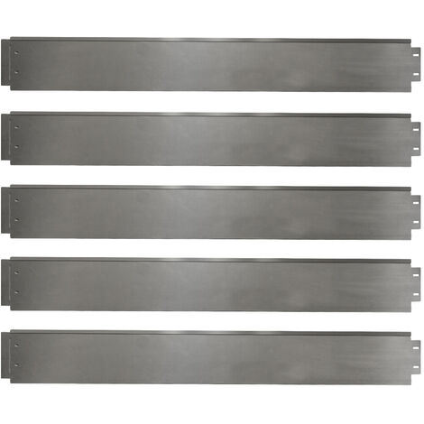 Bordo del prato 10 m a 100x14 cm metallo VitaliSpa