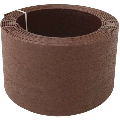 Bordo Flessibile per Aiuole 5m con Picchetti Marrone