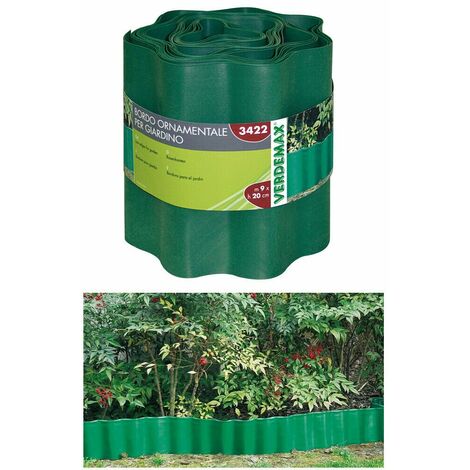 BORDO ORNAMENTALE 9METRI X 20CM VERDEMAX GIARDINO SIEPE ORTO