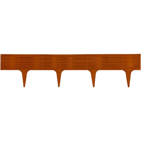 Bordo Ornamentale per Aiuole 3,9m Marrone