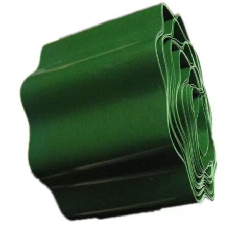 Bordo per aiuole alto 15 cm  9 m  Verde  Bordo per giardino  Bordo per prato in plastica  Bordo per prato  Bordo per giardino