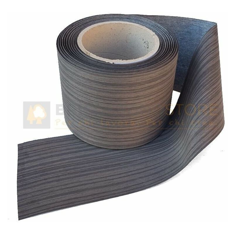 Image of Bordo tranciato impiallacciatura legno ebano senza colla da 190 mm