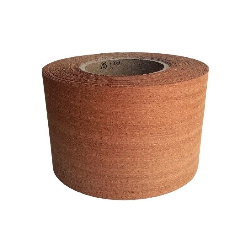 Image of Bricolegnostore - Bordo tranciato impiallacciatura legno precollato da 200 mm varie essenze dimensione disponibile: mogano
