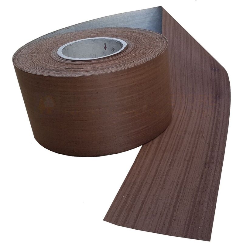 Image of Bricolegnostore - Bordo tranciato impiallacciatura legno precollato da 200 mm varie essenze dimensione disponibile: castagno 190 mm