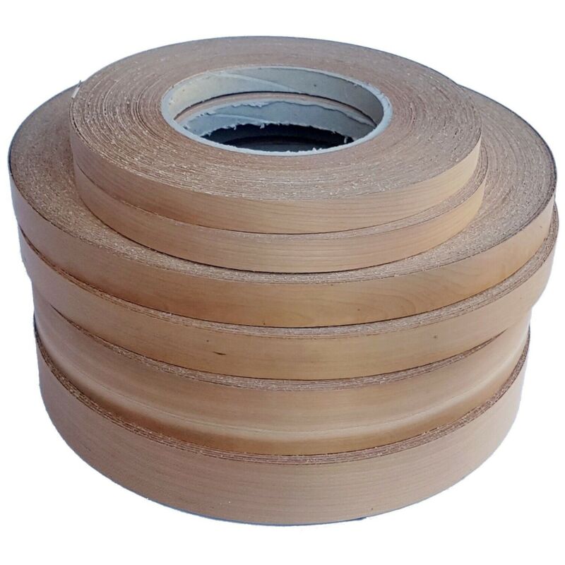 Image of Brico Legno Store - Bordo tranciato legno ciliegio precollato 20 mt da 22 - 30 - 50 mm