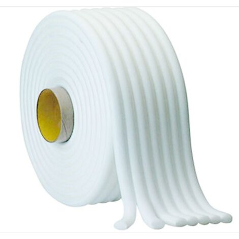 Bords de recouvrement en mousse éponge feutre 13 mm x 10 m