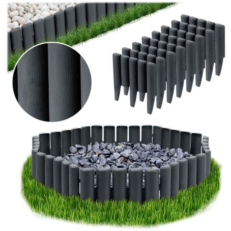 Bordura de jardín Plonos 220 cm PL-961 gris
