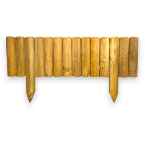 Bordura staccionata 100x50 cm in legno di pino impregnate Vampiro