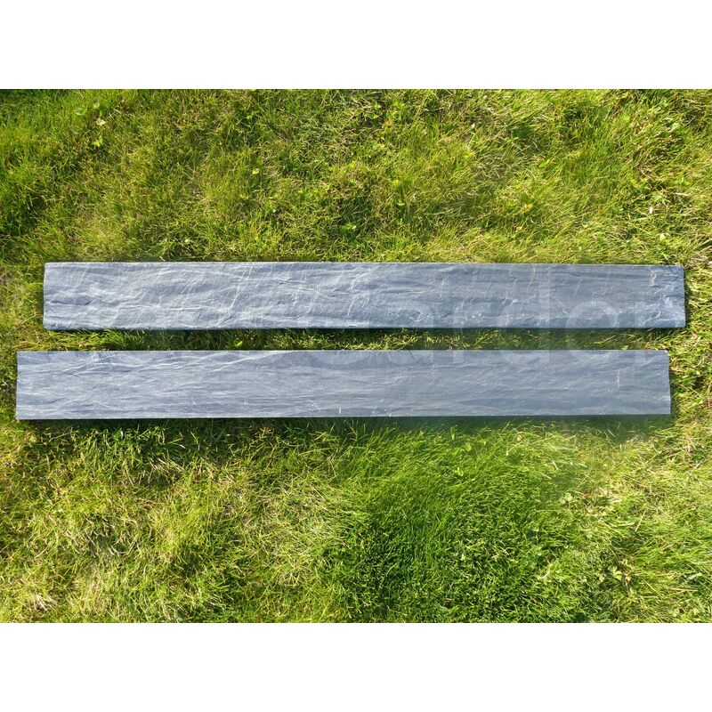Bordure Ardoise 80 cm - Pack de 12 pièces