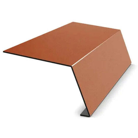 Bordure basse, mat, 2000 × 208 × 0,5 mm, rouge brique Mat RAL 8004