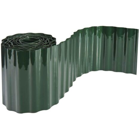 Bordure de Gazon Classique, Bordure de Pelouse, Bordure de Parterre, Bordure de Tonte, Vert, 500 g/m², 9 m x 20 cm