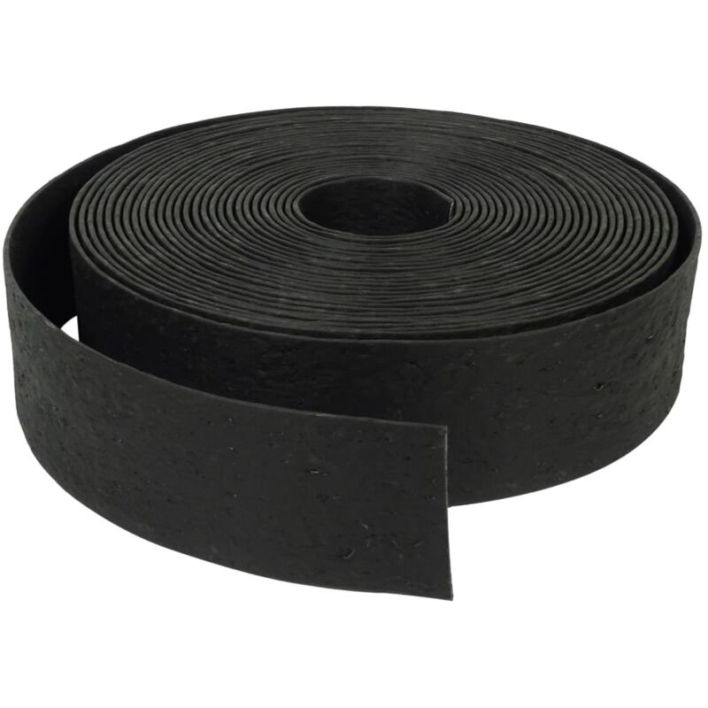 Nature - Bordure de jardin texturée 0,12x24 m 5 mm noir