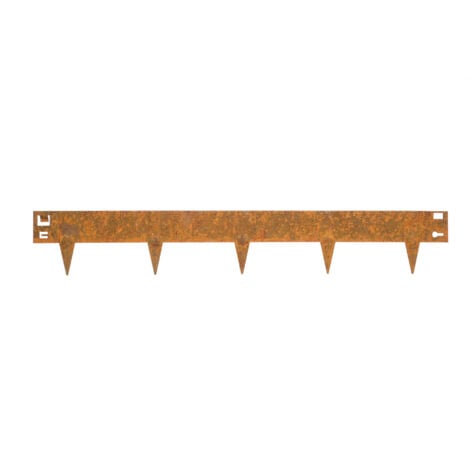 WOVAR Bordure de jardin en acier Corten 16 x 106 cm Flexible - Par