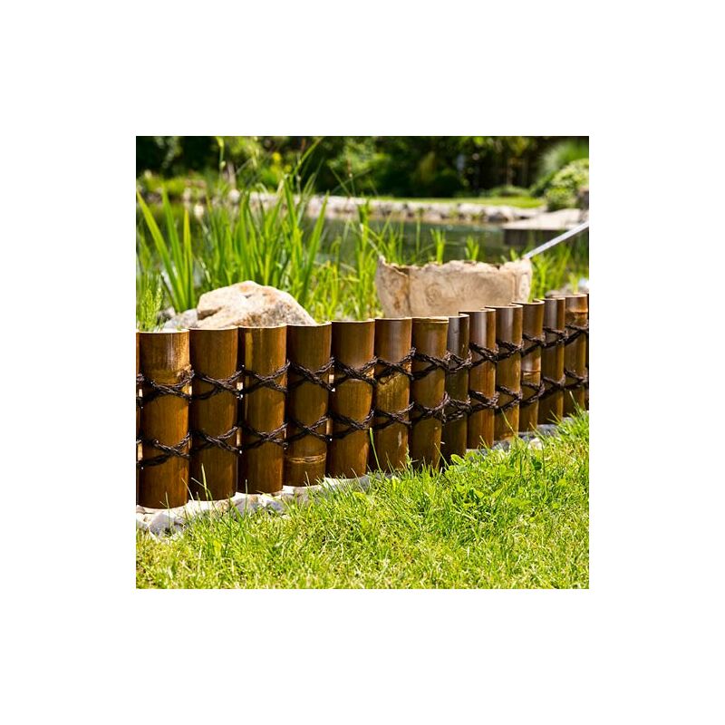 Empty - Bordure de jardin en bambou 35 cm, 90 cm