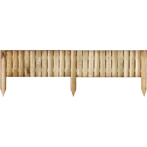 Bordure de jardin en bois -  Quebec - 100 x 20 cm