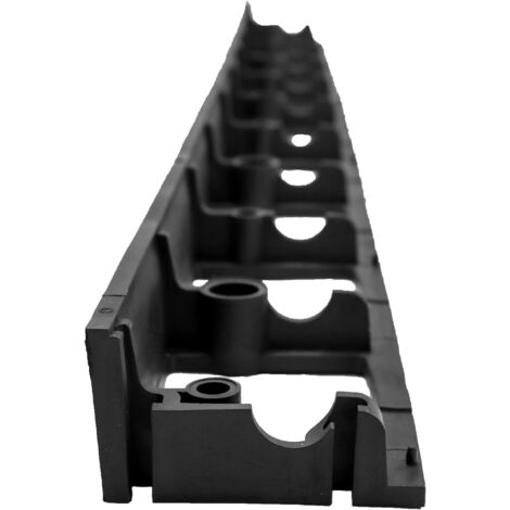Bordure de jardin en plastique noir 1000 x 80 x 45 mm - Par pièce