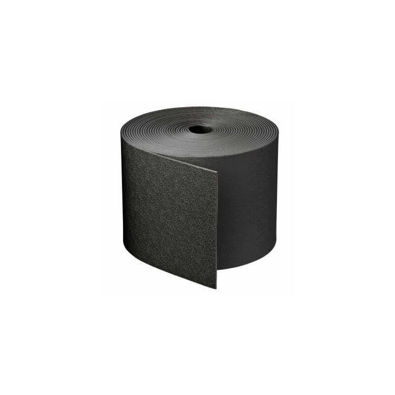 Wovar - Bordure de jardin en plastique noir hauteur 15 cm - Rouleau 10
