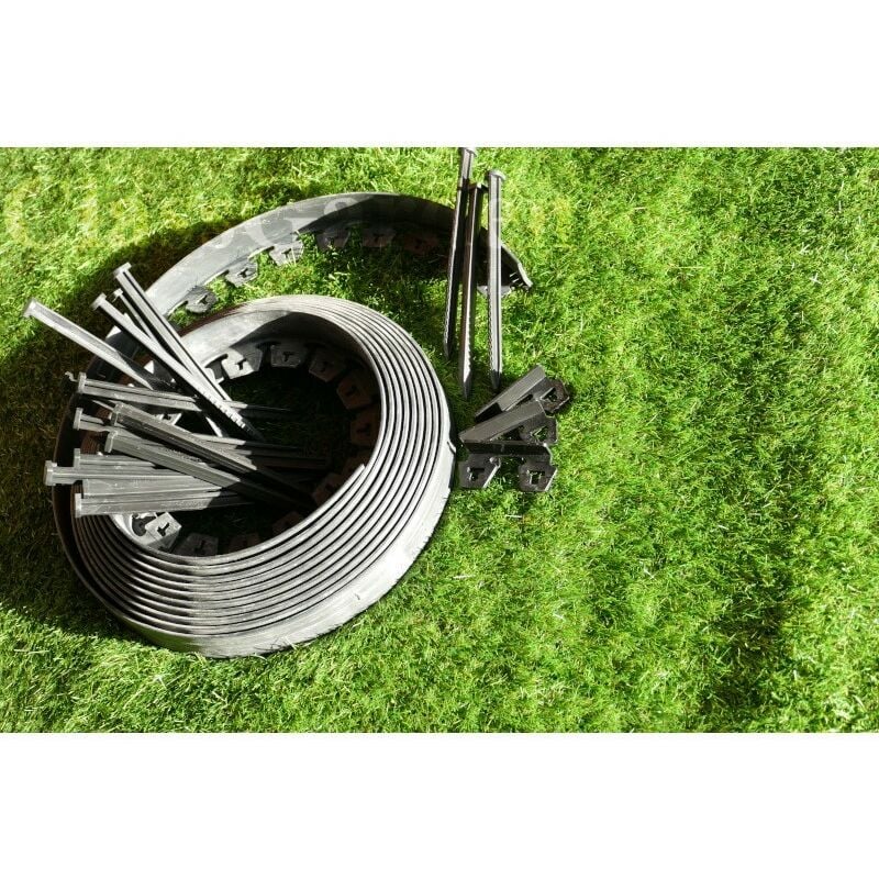 Classgarden - Bordure de Jardin Souple, piquets, connecteurs - 27 mètres