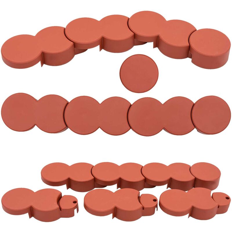 Bordure de pelouse 200CM 12 pièces