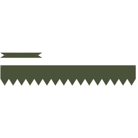 Bordure de Pelouse 30 pcs Vert olive 100 x 0.05 x 20 cm CFW395167