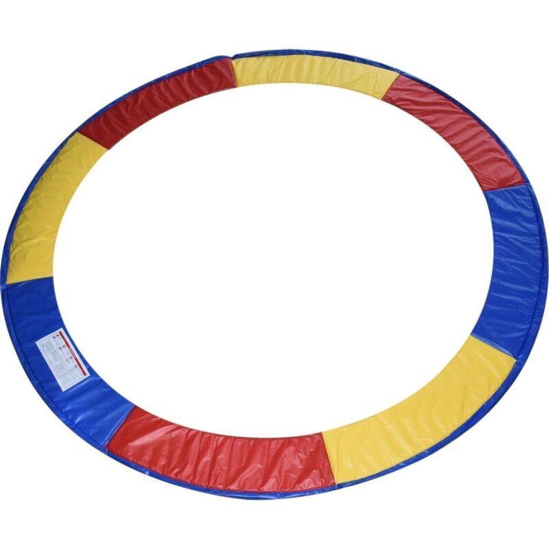 Coussin protection trampoline – multicolore – ø 305 cm - arc-en-ciel