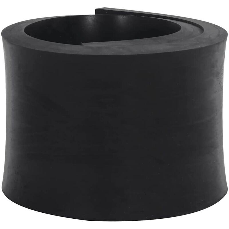 Vidaxl - Bordure en caoutchouc de chasse-neige noir 100x15x2 cm