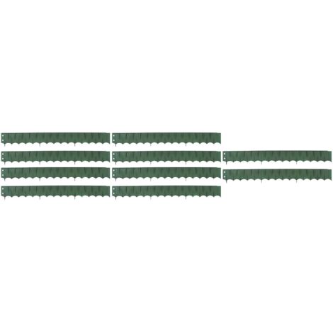 Bordure en polypropylène 116 cm Lot de 10