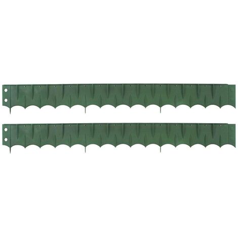 Bordure en polypropylène 116 cm Lot de 2