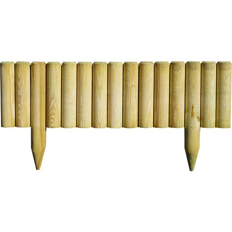 Bordure extérieure en bois QUEBEC - L106,5 x H20/35