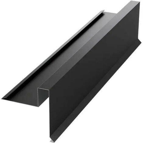 Bordure fronton brise vent, gris Mat RAL 7024