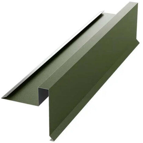Bordure fronton brise vent, vert mat RAL 6020