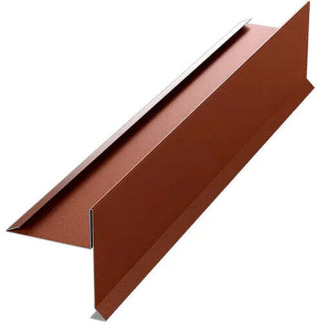 Bordure fronton sous la tuile, rouge brique Mat RAL 8004