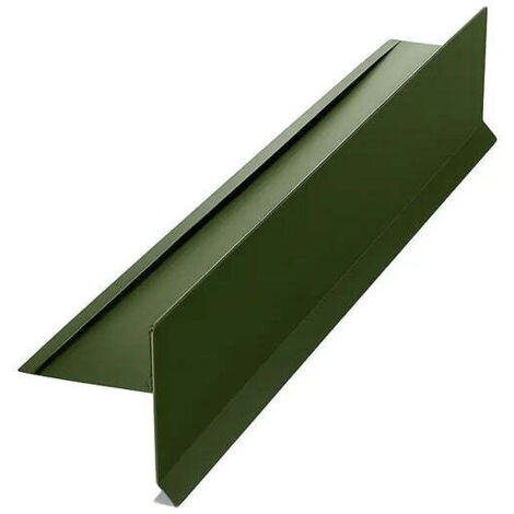 Bordure fronton sous la tuile, vert mat RAL 6020