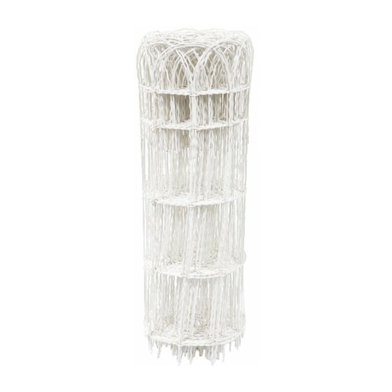Filiac - Bordure parisienne grillage plastifié blanc H.0,4 m - l. 10 m